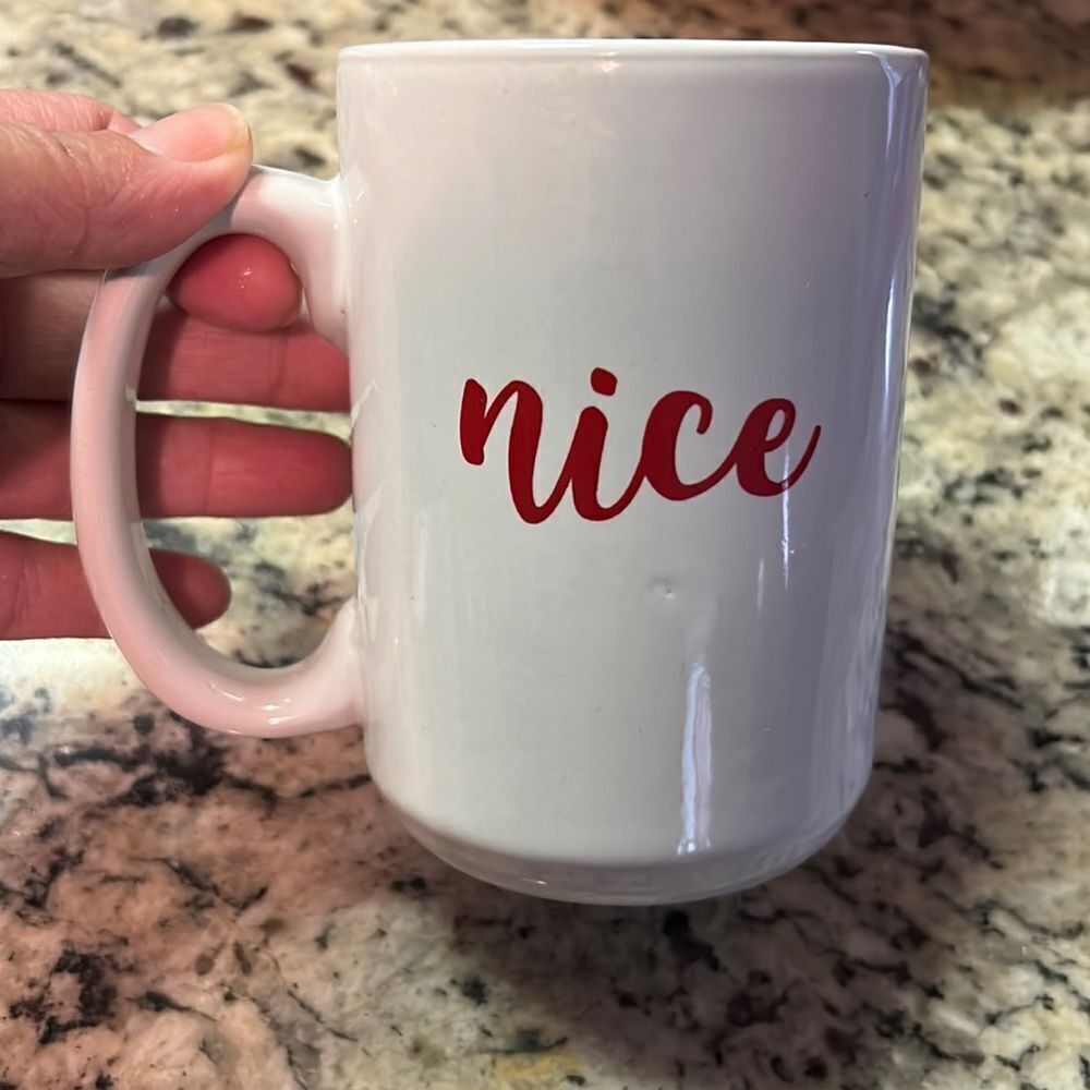 Royal Norfolk coffee/tea cup Naughty Nice preloved ❤️